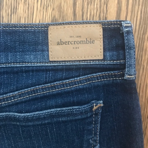 Abercrombie Kids Jean Shorts Folded Edge - Picture 3 of 8